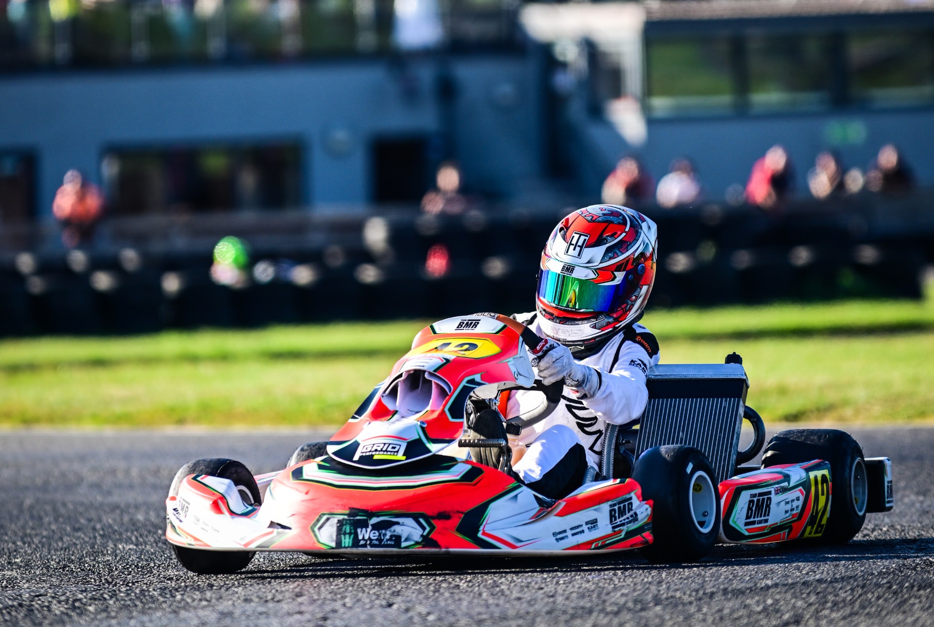 Ted Higgs racing on the circuit